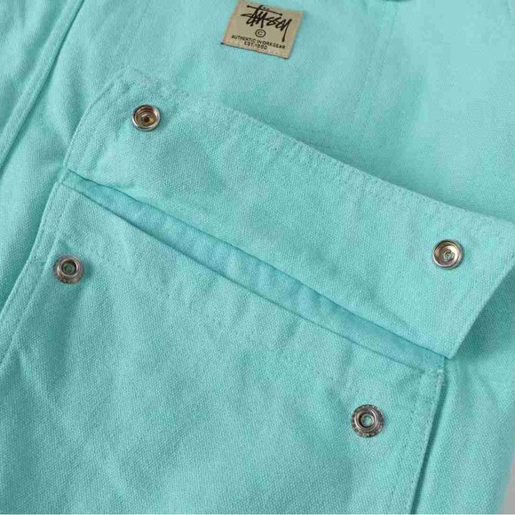 Stussy Aqua and Black Blazer - Picture 5 of 7